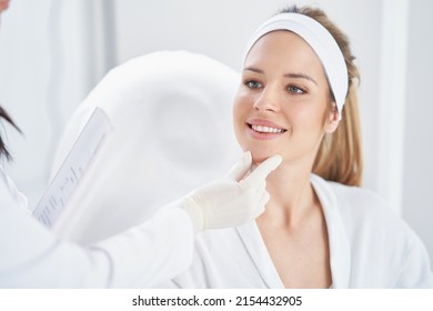 A Scene Of Medical Cosmetology Treatments Botox Injection.