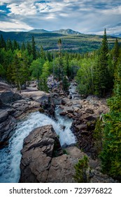 A Scene In The Rocky Mountain National Park.