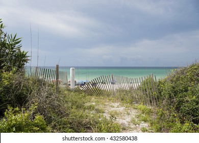 Scene From Rosemary Beach On Florida Emerald Coast