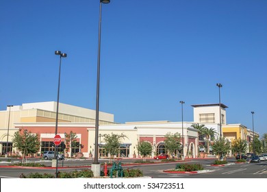 Scenery of the beautiful shopping center