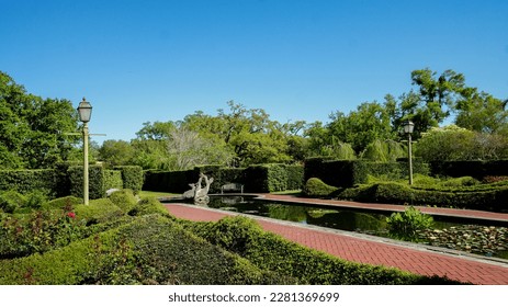 Scenery from botanical gardens in New Orleans