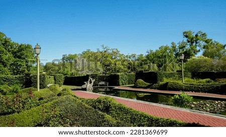 Scenery from botanical gardens in New Orleans