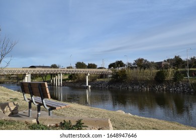 Scenery By The Concho River In San Angelo, TX