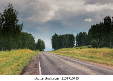 Scenery Countryside Dramatic Sky Summer View.