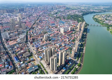 Scenery Of Dense Buildings And Buildings In You County, Zhuzhou City, Hunan Province, China