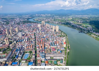 Scenery Of Dense Buildings And Buildings In You County, Zhuzhou City, Hunan Province, China