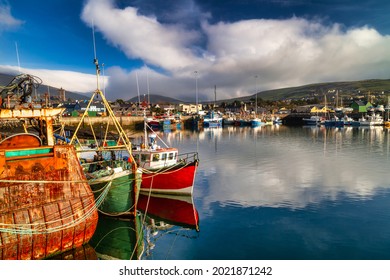 Scenery of Dingle seaport in County Kerry. Ireland - Shutterstock ID 2021871242