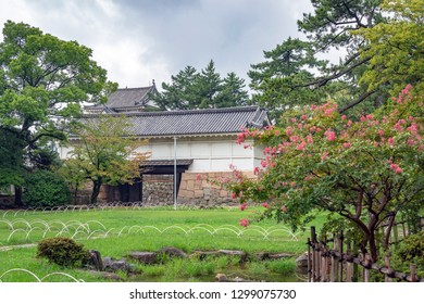 Scenery Of The Fukuyama-jo Castle Main Enclosure Trace In Hiroshima, Japan