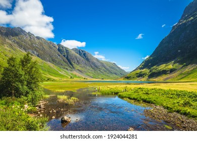 scenery of Glencoe at highland in scotland, uk - Powered by Shutterstock