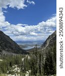 The scenery of Grand Teton National Park, on the Paintbrush Canyon trail.