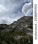 The scenery of Grand Teton National Park, on the Paintbrush Canyon trail.