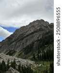 The scenery of Grand Teton National Park, on the Paintbrush Canyon trail.