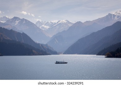 Scenery Of Heaven Lake, Tianshan Tianchi National Geopark