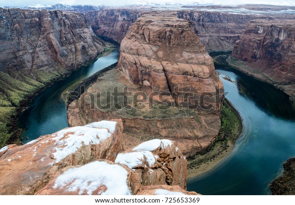 Scenery Horseshoe Bend Arizona Usa Desert Stock Photo Edit Now