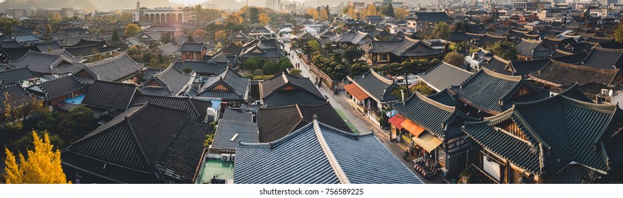 Scenery Of Jeonju Hanok Village