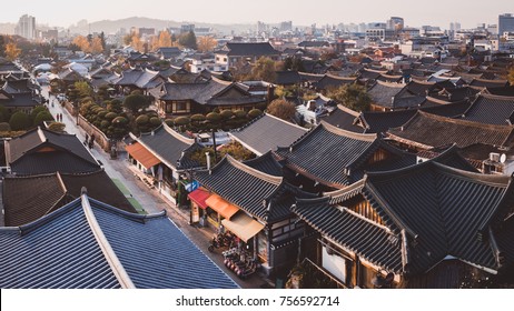 Scenery Of Jeonju Hanok Village