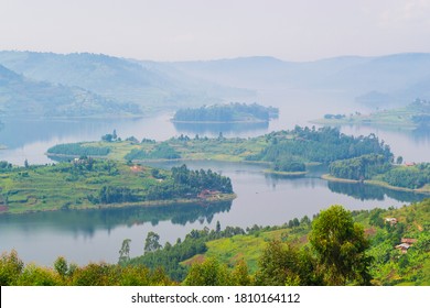 The Scenery Of Lake Bunyoni In Uganda