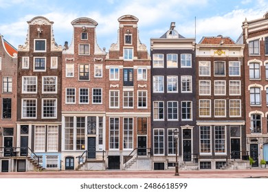 Scenery of Leidsegracht, a canal located in Amsterdam, Dutch, the Netherlands - Powered by Shutterstock