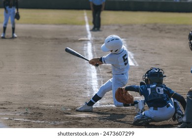 Scenery of the little league baseball game - Powered by Shutterstock