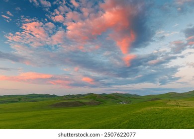 Scenery of Mogoler River in Hulunbuir Grassland, Hulunbuir City, Inner Mongolia Autonomous Region, China - Powered by Shutterstock