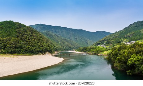 Scenery Of Shimanto River, Kochi, Japan