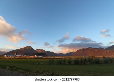 Scenery Of Southeast Iceland During A Sunny Day