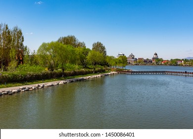 Scenery Of Spring Xiadu Park In Yanqing District Beijing China