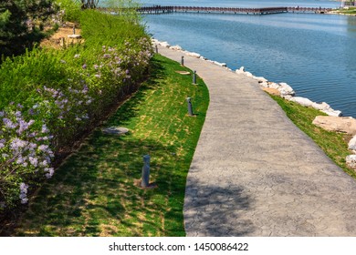 Scenery Of Spring Xiadu Park In Yanqing District Beijing China