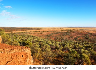 Scenery surrounding the remote town of Winton, in Queensland, Australia.  This scene was captured from the lookout at the Australian Age of Dinosaurs complex, which is about 26kms from the town.