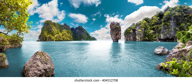 Scenery Thailand sea and island .Adventures and travel concept.Scenic landscape.Seascape - Shutterstock ID 404512708