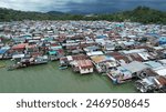 The Scenery of The Villages Within Gaya Island, Kota Kinabalu, Sabah Malaysia