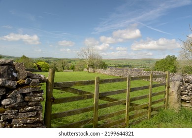 Scenery in Wharfedale near Grassington, Yorkshire Dales - Shutterstock ID 2199644321