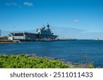 Scenes around at Ford Island, Pearl Harbor, Honolulu, Hawaii, USA 