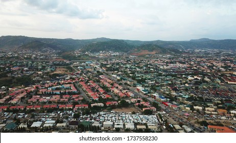 Scenic Aerial View Of Abuja City Landscape  