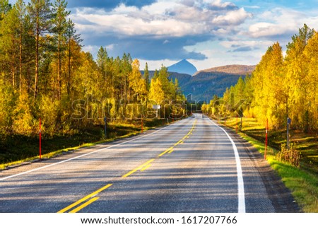 Bergstraße in Norwegen