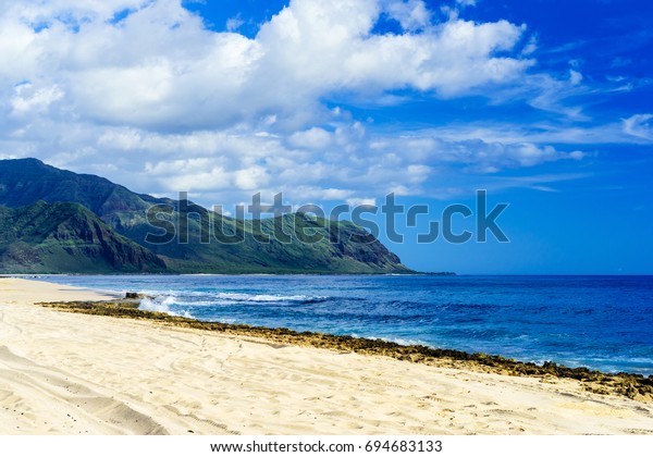 Scenic Beach White Sand Crystal Clear Stock Image Download Now