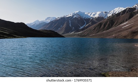 Scenic Beauty Of Chandra Taal Lake Mountain In India