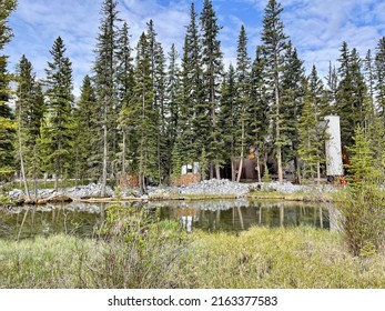 Scenic Beauty Of Rockies In Canmore, Alberta,Canada