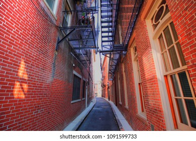 Scenic Boston North End Streets Stock Photo 1091599733 | Shutterstock