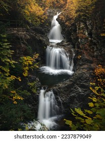 Scenic Boulouvarou waterfall longexposure photography
