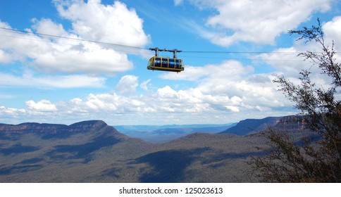 Scenic Cableway Blue Mountains Australia Beautiful Stock Photo ...