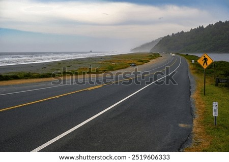 Similar – Image, Stock Photo coastal fog California