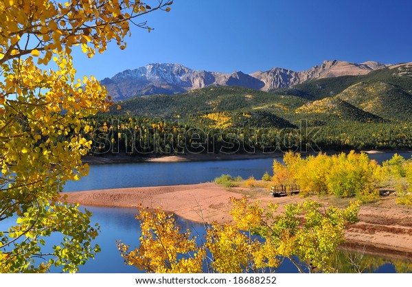 Scenic Crystal Reservoir Pike National Forest Stock Photo (Edit Now ...