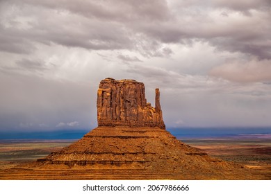 Scenic East Mitten Butte At Monument Valley