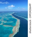 Scenic Great Barrier Reef View, Queensland, Australia