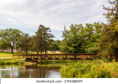 Scenic landscape in the Gage Park, Topeka, Kansas