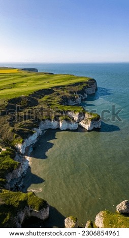 Similar – Image, Stock Photo Around Etretat in France