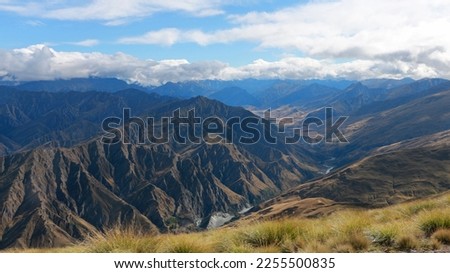Scenic landscape of Queenstown, New Zealand.