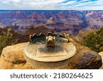 Scenic Locater at Grand Canyon Village, South Rim, Grand Canyon National Park, Arizona, USA