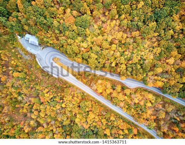 Scenic Mohawk Trail Highway Hairpin Turn Stock Photo Edit Now
